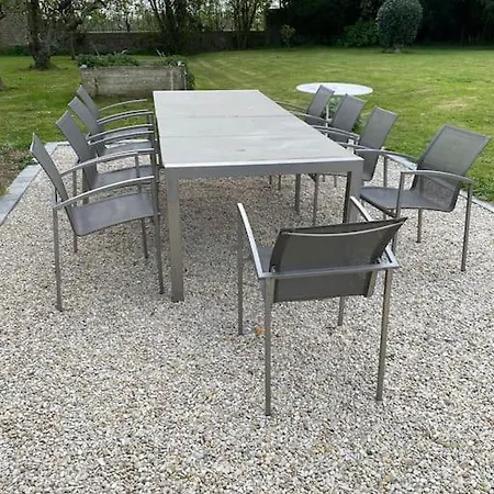 Maison Spacieuse Grand Jardin Clos Belle Terrasse Amenagee Parling 2 Kms Plage D'arromanches Proche Bayeux Et Plages Du Debarquement Дом отдыха Траси-сюр-Мер